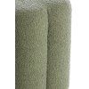 Puf 38x38x45 cm NALANI bouclé tmavozelená