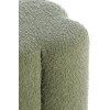 Puf 38x38x45 cm NALANI bouclé tmavozelená