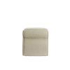 Puf 60x46x46 cm NAFYA buclé taupe