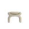Puf 60x46x46 cm NAFYA buclé taupe