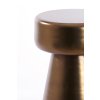 Príručný stolík Ø29x47 cm DAKWA lesklý hnedý bronz