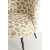 Stolička 68x67x72 cm DIEYDA taupe+béžovo-matná čierna