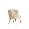 Stolička 68x67x72 cm DIEYDA taupe+béžovo-matná čierna