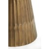 Stôl Ø100x78 cm LEYDA mramor biely-antický bronz