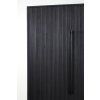 Skrinka 120x40x180 cm ABAGE drevo čierna