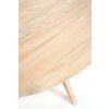 Jedálenský stôl Ø120x76 cm QUENZA mangové drevo prírodné
