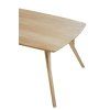 Jedálenský stôl 220x100x76 cm QUENZA mangové drevo prírodné