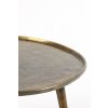 Príručný stolík Ø59x41 cm BABINA antický bronz
