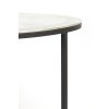 Konferenčný stolík S/2 Ø67,5x39,5+Ø75x45 cm TALCA surový nikel