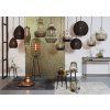 Konzola S/2 max 119x25x80,5 cm HARTSVILLE tmavohnedá bronz