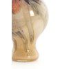 Váza Ø19x40 cm JORVEN sklo červená+taupe