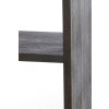 Otvorená skrinka 50x35x200 cm DANE drevo matné tmavohnedé