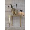 Konzola 110x40x80 cm GIULIO mramor taupe+antický bronz