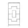 Otvorená skrinka 100x30x205 cm REZINA nikel