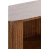 Skrinka 100x40x80 cm DUMOSI drevo tmavohnedá