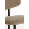 Jedálenská stolička 54x52x76 cm ENIOLA taupe+čierna
