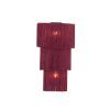 Nástenné svietidlo 2L 33x14x59 cm MALAIKA tmavofialová