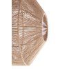 Nástenná lampa Ø31x31 cm LYRA prírodná+matná čierna