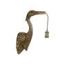 Nástenná lampa 29,5x16x48 cm CRANE antický bronz