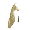 Nástenná lampa 20,5x19x61 cm ŽIRAFA zlatá