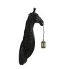 Nástenná lampa 20,5x19x61 cm ŽIRAFA matná čierna