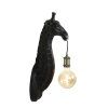 Nástenná lampa 20,5x19x61 cm ŽIRAFA matná čierna