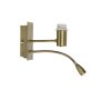 Nástenná lampa+ledflex 20x11x35 cm REGINA antický bronz