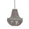 Závesná lampa s korálkami Ø51x63 cm LUNA starobiela