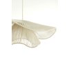 Závesná lampa Ø80x22 cm ELCKA krémová