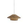 Závesná lampa Ø64x26 cm OWANA morská tráva prírodná+hnedá