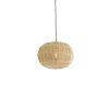 Závesná lampa Ø40x40 cm JUNNA juta prírodná