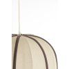 Závesná lampa Ø51x48 cm ESMIRIA prírodná+tmavohnedá