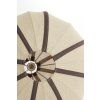 Závesná lampa Ø51x48 cm ESMIRIA prírodná+tmavohnedá