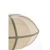 Závesná lampa Ø61x30 cm MIRELYS prírodná+olivovozelená