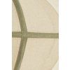 Závesná lampa Ø61x30 cm MIRELYS prírodná+olivovozelená
