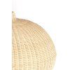 Závesná lampa Ø45x32 cm MELZOR ratan prírodná
