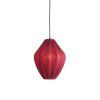 Závesná lampa Ø31x38 cm VERITA bordová