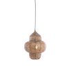 Závesná lampa Ø30,5x41 cm RYOTA hnedozlatá