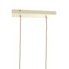 Závesná lampa 5L 105x19,5x123 cm TUFIA ľanová krémová