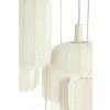 Závesná lampa 7L Ø53x135 cm TUFIA ľanová krémová
