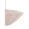 Závesná lampa Ø50x23 cm SATILLA krémová