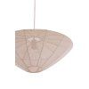 Závesná lampa Ø50x23 cm SATILLA krémová