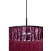 Závesná lampa 3L Ø45x50 cm MALAIKA tmavofialová