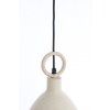 Závesná lampa Ø24x37 cm RISARI piesková+svetlohnedá bodkovaná