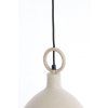 Závesná lampa Ø24x39 cm ROSERO piesková+svetlohnedá bodkovaná
