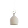 Závesná lampa Ø24x39 cm ROSERO piesková+svetlohnedá bodkovaná