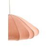 Závesná lampa Ø64x25 cm CESANO svetloružová
