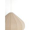 Závesná lampa Ø60x42,5 cm ZUBEDA ľanová prírodná