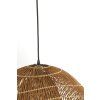 Závesná lampa 65x64x30,5 cm JANZUR ratan tmavohnedá