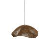 Závesná lampa 65x64x30,5 cm JANZUR ratan tmavohnedá